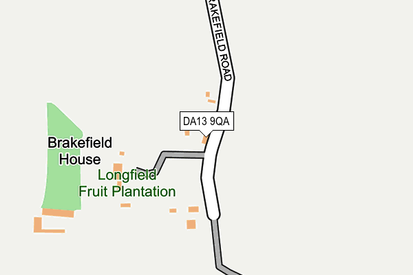 DA13 9QA map - OS OpenMap – Local (Ordnance Survey) DA13 9QA map - OS OpenMap – Local (Ordnance Survey)