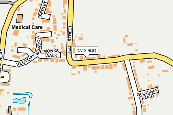 DA13 9QQ map - OS OpenMap – Local (Ordnance Survey) DA13 9QQ map - OS OpenMap – Local (Ordnance Survey)