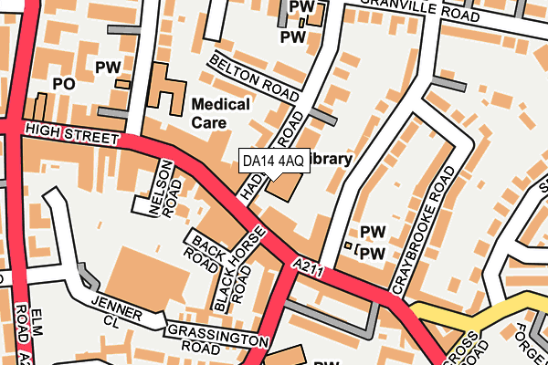 DA14 4AQ map - OS OpenMap – Local (Ordnance Survey) DA14 4AQ map - OS OpenMap – Local (Ordnance Survey)