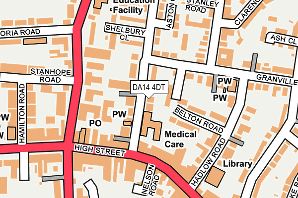 DA14 4DT map - OS OpenMap – Local (Ordnance Survey) DA14 4DT map - OS OpenMap – Local (Ordnance Survey)