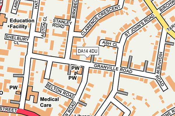 DA14 4DU map - OS OpenMap – Local (Ordnance Survey) DA14 4DU map - OS OpenMap – Local (Ordnance Survey)