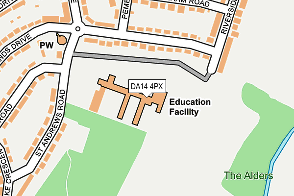 DA14 4PX map - OS OpenMap – Local (Ordnance Survey) DA14 4PX map - OS OpenMap – Local (Ordnance Survey)