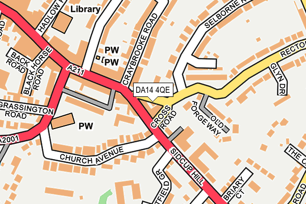 DA14 4QE map - OS OpenMap – Local (Ordnance Survey) DA14 4QE map - OS OpenMap – Local (Ordnance Survey)