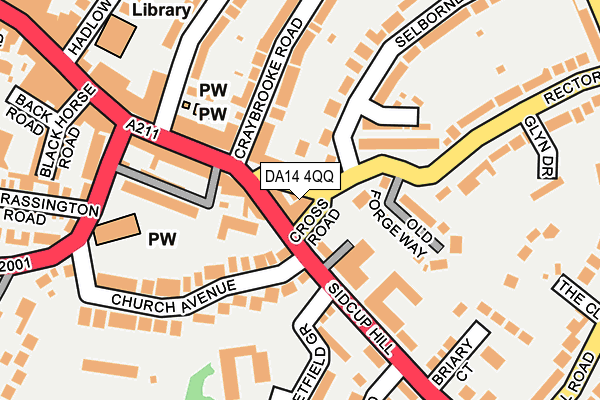 DA14 4QQ map - OS OpenMap – Local (Ordnance Survey) DA14 4QQ map - OS OpenMap – Local (Ordnance Survey)