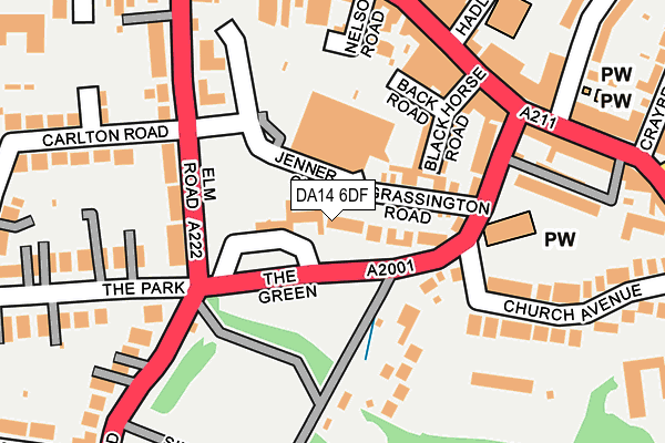DA14 6DF map - OS OpenMap – Local (Ordnance Survey) DA14 6DF map - OS OpenMap – Local (Ordnance Survey)