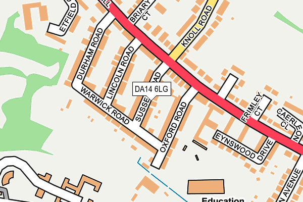 DA14 6LG map - OS OpenMap – Local (Ordnance Survey) DA14 6LG map - OS OpenMap – Local (Ordnance Survey)