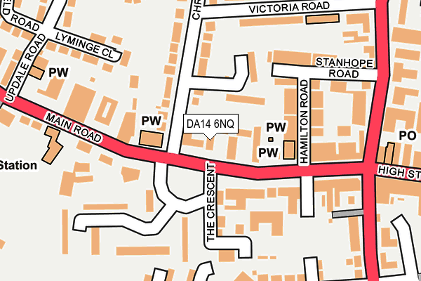 DA14 6NQ map - OS OpenMap – Local (Ordnance Survey) DA14 6NQ map - OS OpenMap – Local (Ordnance Survey)