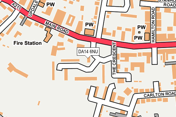 DA14 6NU map - OS OpenMap – Local (Ordnance Survey) DA14 6NU map - OS OpenMap – Local (Ordnance Survey)