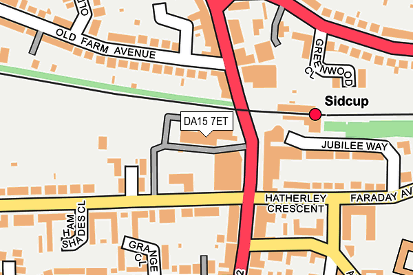 DA15 7ET map - OS OpenMap – Local (Ordnance Survey) DA15 7ET map - OS OpenMap – Local (Ordnance Survey)