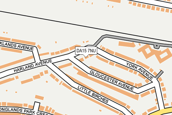DA15 7NU map - OS OpenMap – Local (Ordnance Survey) DA15 7NU map - OS OpenMap – Local (Ordnance Survey)