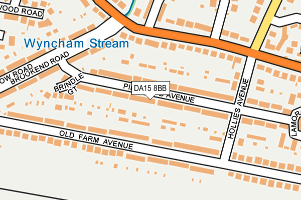 DA15 8BB map - OS OpenMap – Local (Ordnance Survey) DA15 8BB map - OS OpenMap – Local (Ordnance Survey)
