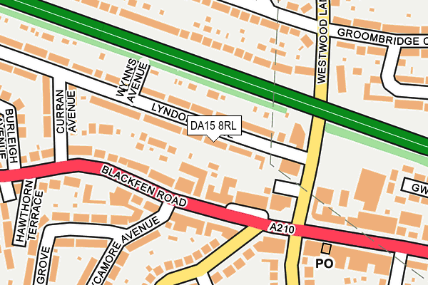 DA15 8RL map - OS OpenMap – Local (Ordnance Survey) DA15 8RL map - OS OpenMap – Local (Ordnance Survey)