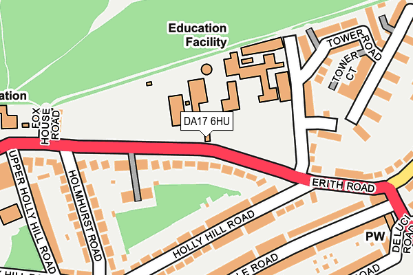 DA17 6HU map - OS OpenMap – Local (Ordnance Survey) DA17 6HU map - OS OpenMap – Local (Ordnance Survey)