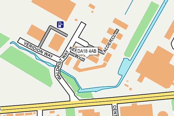 DA18 4AB map - OS OpenMap – Local (Ordnance Survey) DA18 4AB map - OS OpenMap – Local (Ordnance Survey)