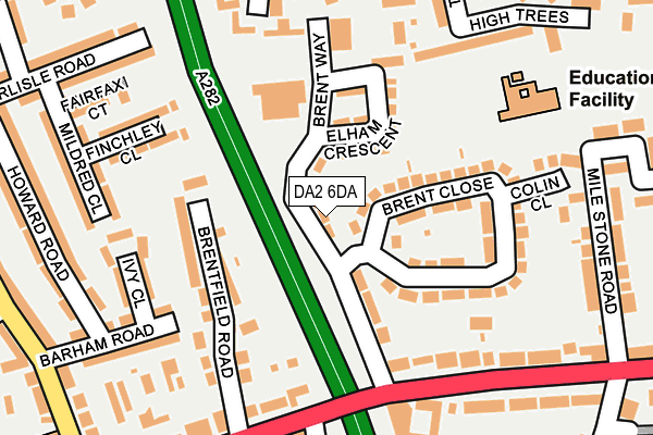 DA2 6DA map - OS OpenMap – Local (Ordnance Survey) DA2 6DA map - OS OpenMap – Local (Ordnance Survey)