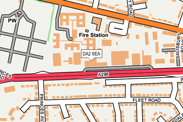 DA2 6EA map - OS OpenMap – Local (Ordnance Survey) DA2 6EA map - OS OpenMap – Local (Ordnance Survey)