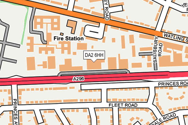 DA2 6HH map - OS OpenMap – Local (Ordnance Survey) DA2 6HH map - OS OpenMap – Local (Ordnance Survey)