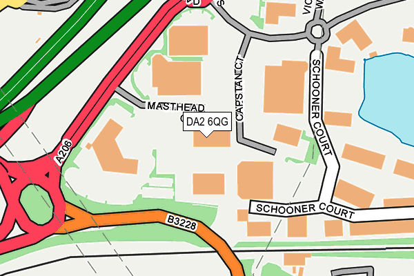 DA2 6QG map - OS OpenMap – Local (Ordnance Survey) DA2 6QG map - OS OpenMap – Local (Ordnance Survey)