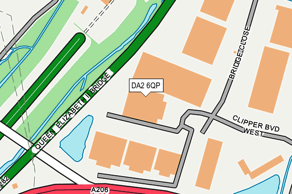 DA2 6QP map - OS OpenMap – Local (Ordnance Survey) DA2 6QP map - OS OpenMap – Local (Ordnance Survey)