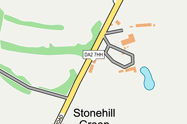 DA2 7HH map - OS OpenMap – Local (Ordnance Survey) DA2 7HH map - OS OpenMap – Local (Ordnance Survey)