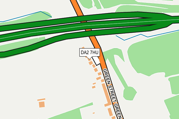 DA2 7HU map - OS OpenMap – Local (Ordnance Survey) DA2 7HU map - OS OpenMap – Local (Ordnance Survey)