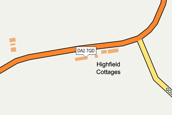 DA2 7QD map - OS OpenMap – Local (Ordnance Survey) DA2 7QD map - OS OpenMap – Local (Ordnance Survey)