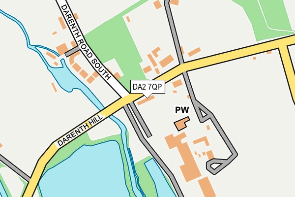 DA2 7QP map - OS OpenMap – Local (Ordnance Survey) DA2 7QP map - OS OpenMap – Local (Ordnance Survey)