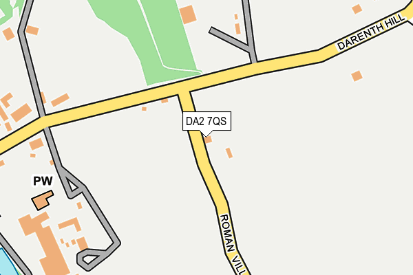 DA2 7QS map - OS OpenMap – Local (Ordnance Survey) DA2 7QS map - OS OpenMap – Local (Ordnance Survey)