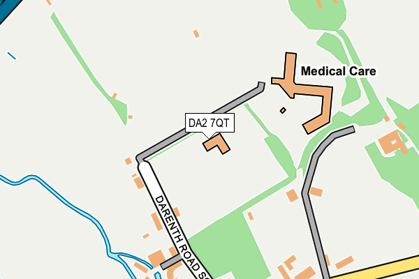 DA2 7QT map - OS OpenMap – Local (Ordnance Survey) DA2 7QT map - OS OpenMap – Local (Ordnance Survey)