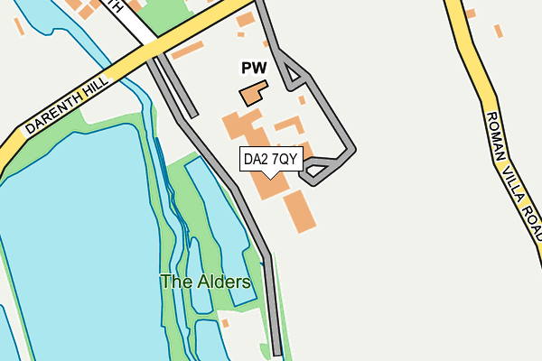DA2 7QY map - OS OpenMap – Local (Ordnance Survey) DA2 7QY map - OS OpenMap – Local (Ordnance Survey)