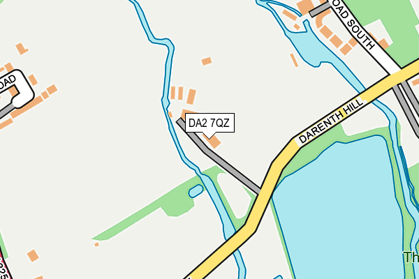 DA2 7QZ map - OS OpenMap – Local (Ordnance Survey) DA2 7QZ map - OS OpenMap – Local (Ordnance Survey)