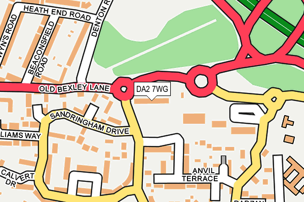 DA2 7WG map - OS OpenMap – Local (Ordnance Survey) DA2 7WG map - OS OpenMap – Local (Ordnance Survey)