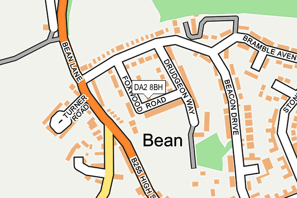 DA2 8BH map - OS OpenMap – Local (Ordnance Survey) DA2 8BH map - OS OpenMap – Local (Ordnance Survey)