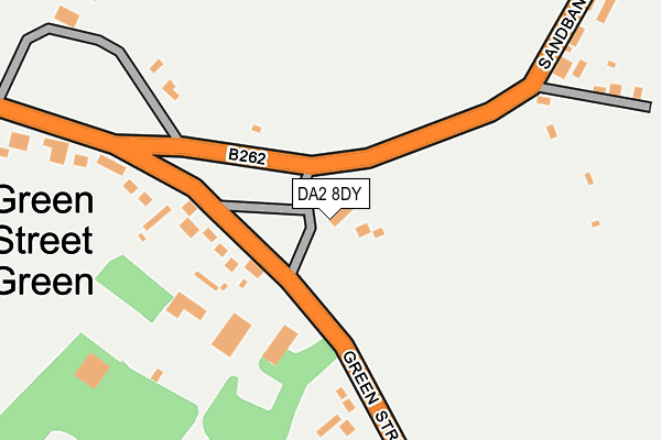 DA2 8DY map - OS OpenMap – Local (Ordnance Survey) DA2 8DY map - OS OpenMap – Local (Ordnance Survey)