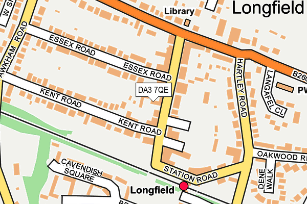 DA3 7QE map - OS OpenMap – Local (Ordnance Survey) DA3 7QE map - OS OpenMap – Local (Ordnance Survey)