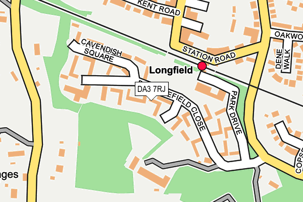 DA3 7RJ map - OS OpenMap – Local (Ordnance Survey) DA3 7RJ map - OS OpenMap – Local (Ordnance Survey)