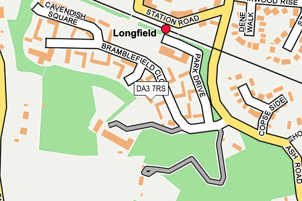 DA3 7RS map - OS OpenMap – Local (Ordnance Survey) DA3 7RS map - OS OpenMap – Local (Ordnance Survey)