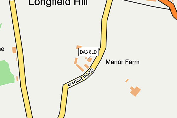 DA3 8LD map - OS OpenMap – Local (Ordnance Survey) DA3 8LD map - OS OpenMap – Local (Ordnance Survey)