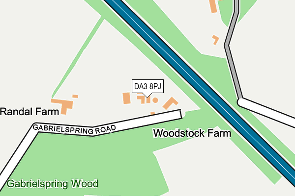 DA3 8PJ map - OS OpenMap – Local (Ordnance Survey) DA3 8PJ map - OS OpenMap – Local (Ordnance Survey)