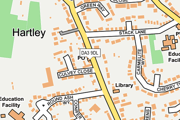 DA3 9DL map - OS OpenMap – Local (Ordnance Survey) DA3 9DL map - OS OpenMap – Local (Ordnance Survey)
