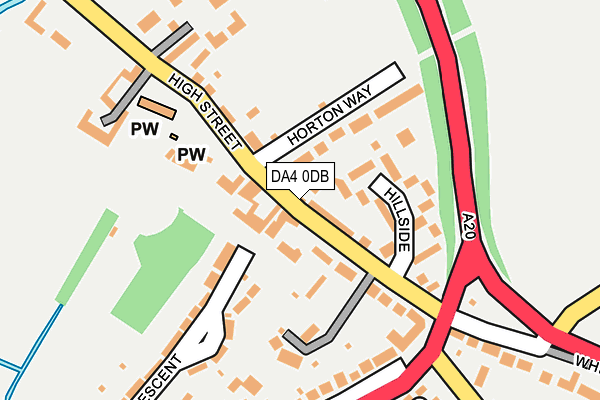 DA4 0DB map - OS OpenMap – Local (Ordnance Survey) DA4 0DB map - OS OpenMap – Local (Ordnance Survey)