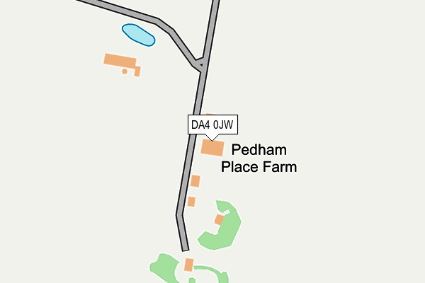 DA4 0JW map - OS OpenMap – Local (Ordnance Survey) DA4 0JW map - OS OpenMap – Local (Ordnance Survey)