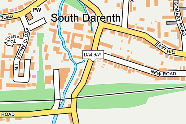 DA4 9AY map - OS OpenMap – Local (Ordnance Survey) DA4 9AY map - OS OpenMap – Local (Ordnance Survey)