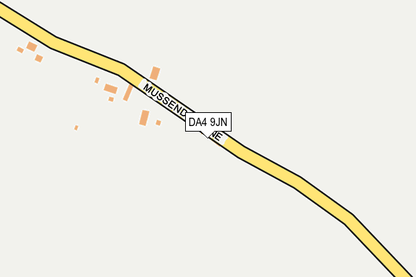 DA4 9JN map - OS OpenMap – Local (Ordnance Survey) DA4 9JN map - OS OpenMap – Local (Ordnance Survey)