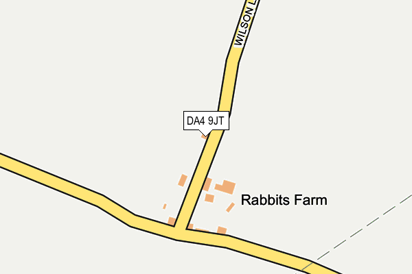 DA4 9JT map - OS OpenMap – Local (Ordnance Survey)