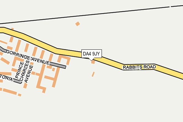 DA4 9JY map - OS OpenMap – Local (Ordnance Survey) DA4 9JY map - OS OpenMap – Local (Ordnance Survey)