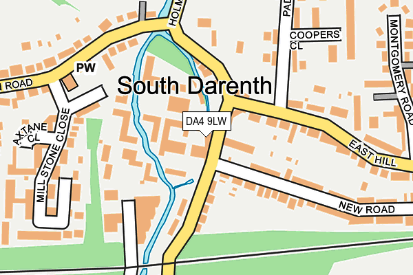 DA4 9LW map - OS OpenMap – Local (Ordnance Survey) DA4 9LW map - OS OpenMap – Local (Ordnance Survey)