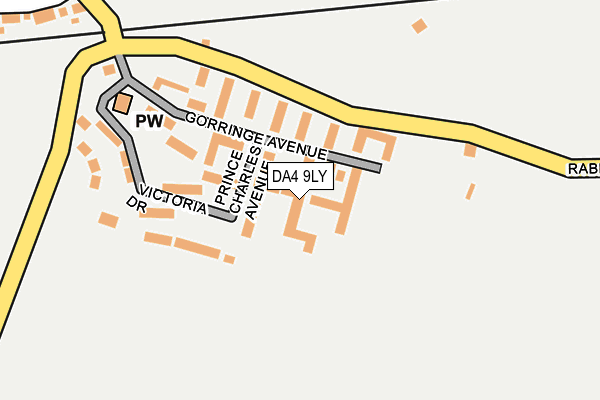 DA4 9LY map - OS OpenMap – Local (Ordnance Survey) DA4 9LY map - OS OpenMap – Local (Ordnance Survey)