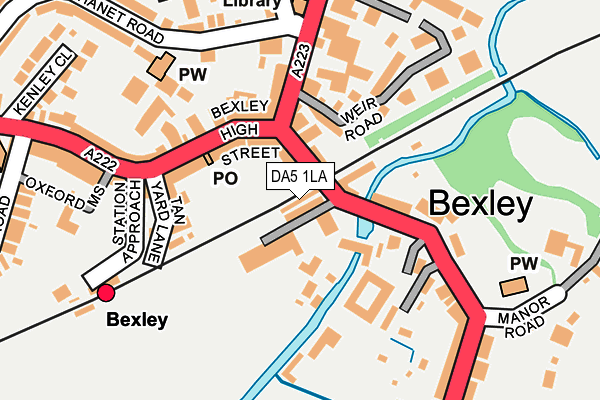 DA5 1LA map - OS OpenMap – Local (Ordnance Survey) DA5 1LA map - OS OpenMap – Local (Ordnance Survey)