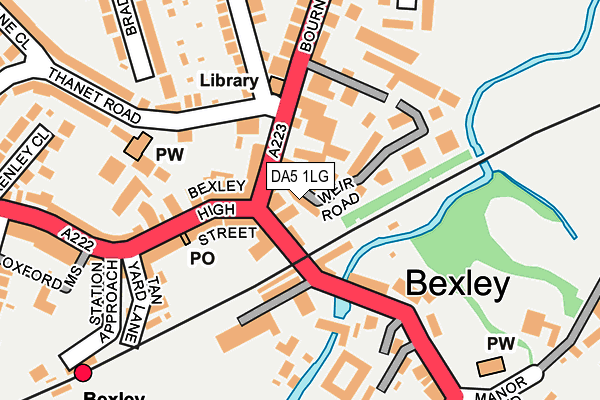 DA5 1LG map - OS OpenMap – Local (Ordnance Survey) DA5 1LG map - OS OpenMap – Local (Ordnance Survey)